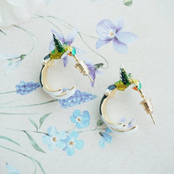 Bird earrings - Picture 4 of 6